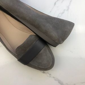 COLE HAAN Grand.OS Gray Suede Flats Sz 9.5